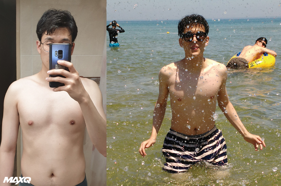 179cm에 53kg 깡마른 체형에서 근육남으로 변신한 비결 < Healthtory < 기사본문 - 맥스큐 179cm에 53kg 깡마른 체형에서 근육남으로... 